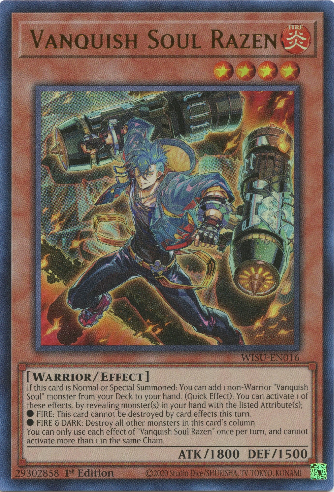 Vanquish Soul Razen [WISU-EN016] Ultra Rare | Good Games Adelaide SA