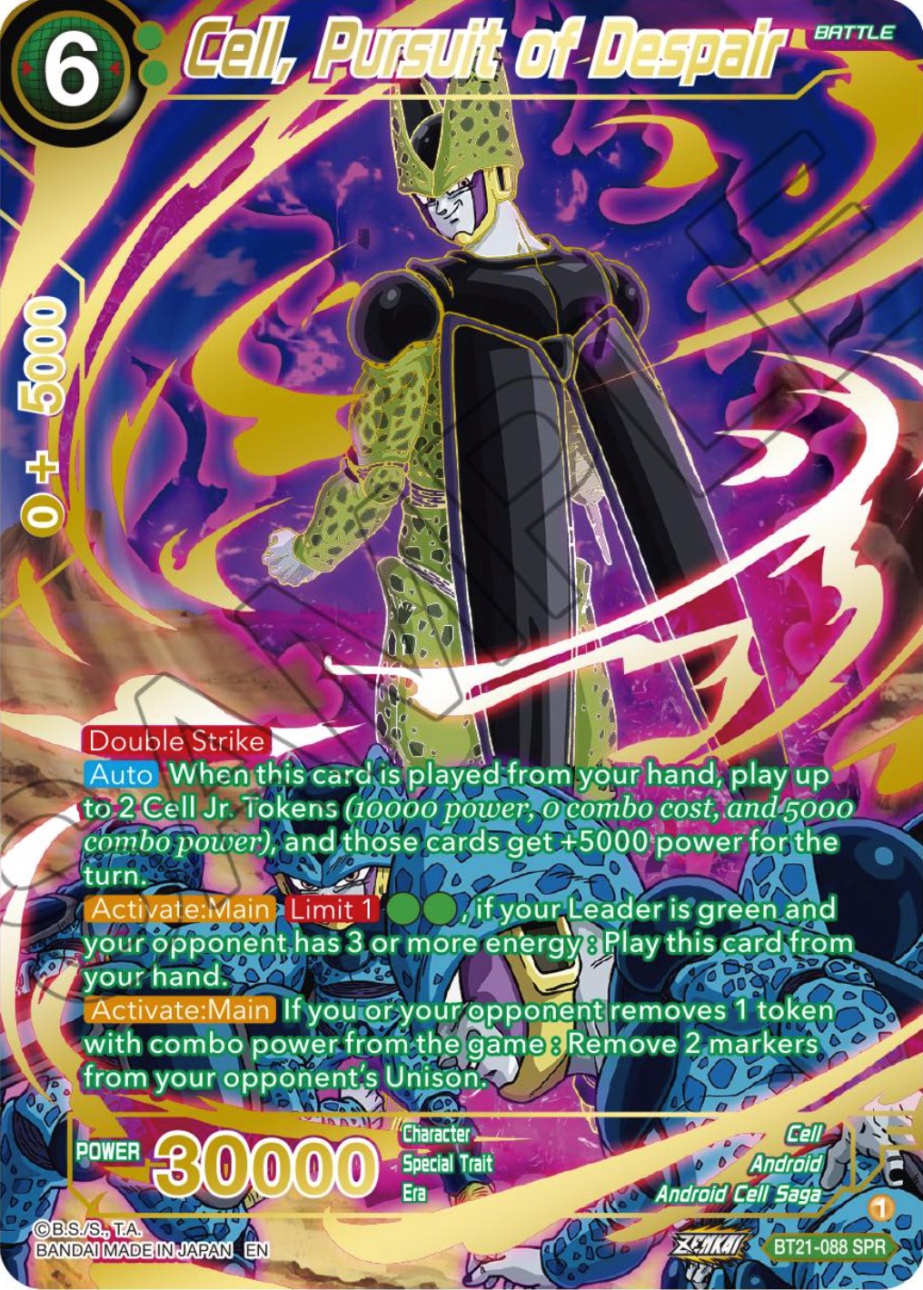 Cell, Pursuit of Despair (SPR) (BT21-088) [Wild Resurgence] | Good Games Adelaide SA