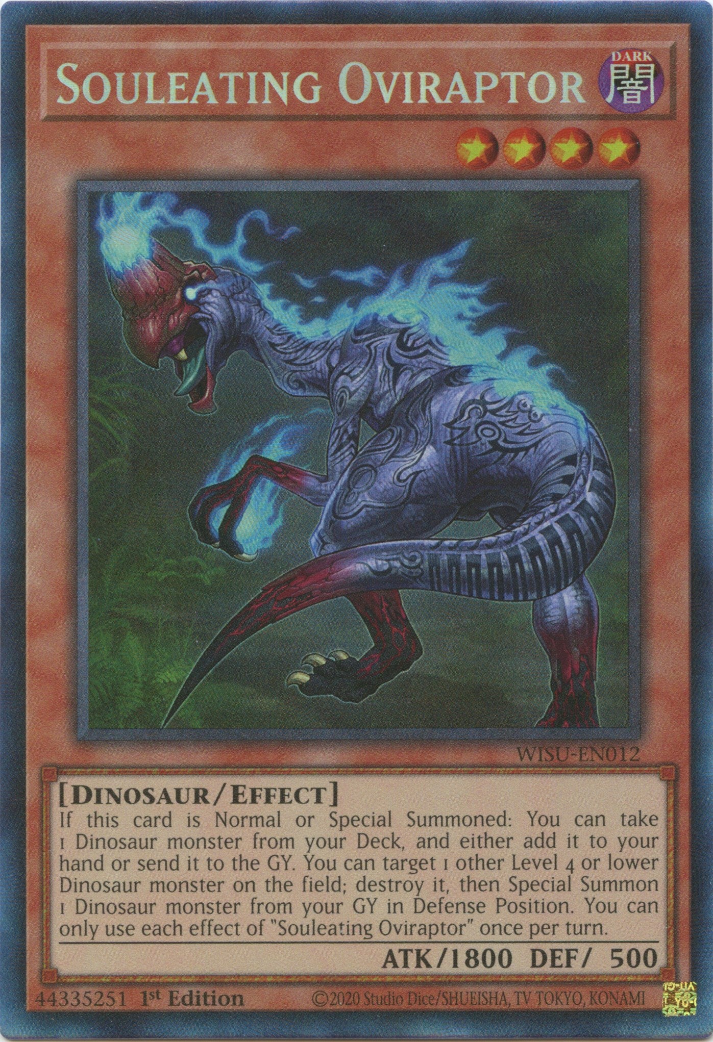 Souleating Oviraptor [WISU-EN012] Collector's Rare | Good Games Adelaide SA