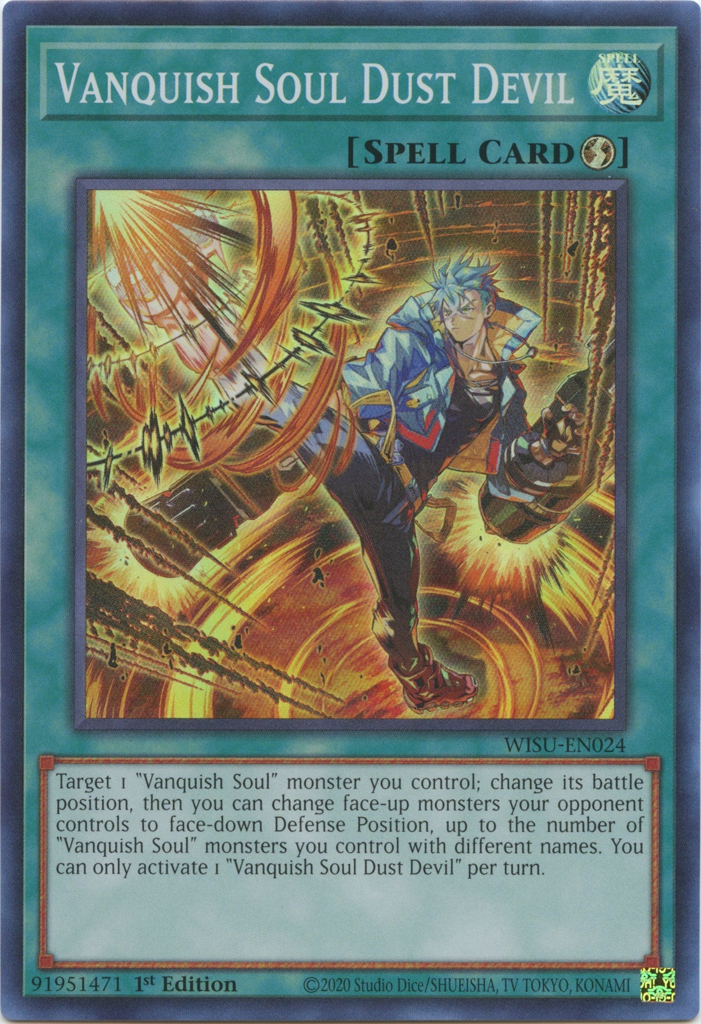 Vanquish Soul Dust Devil [WISU-EN024] Super Rare | Good Games Adelaide SA