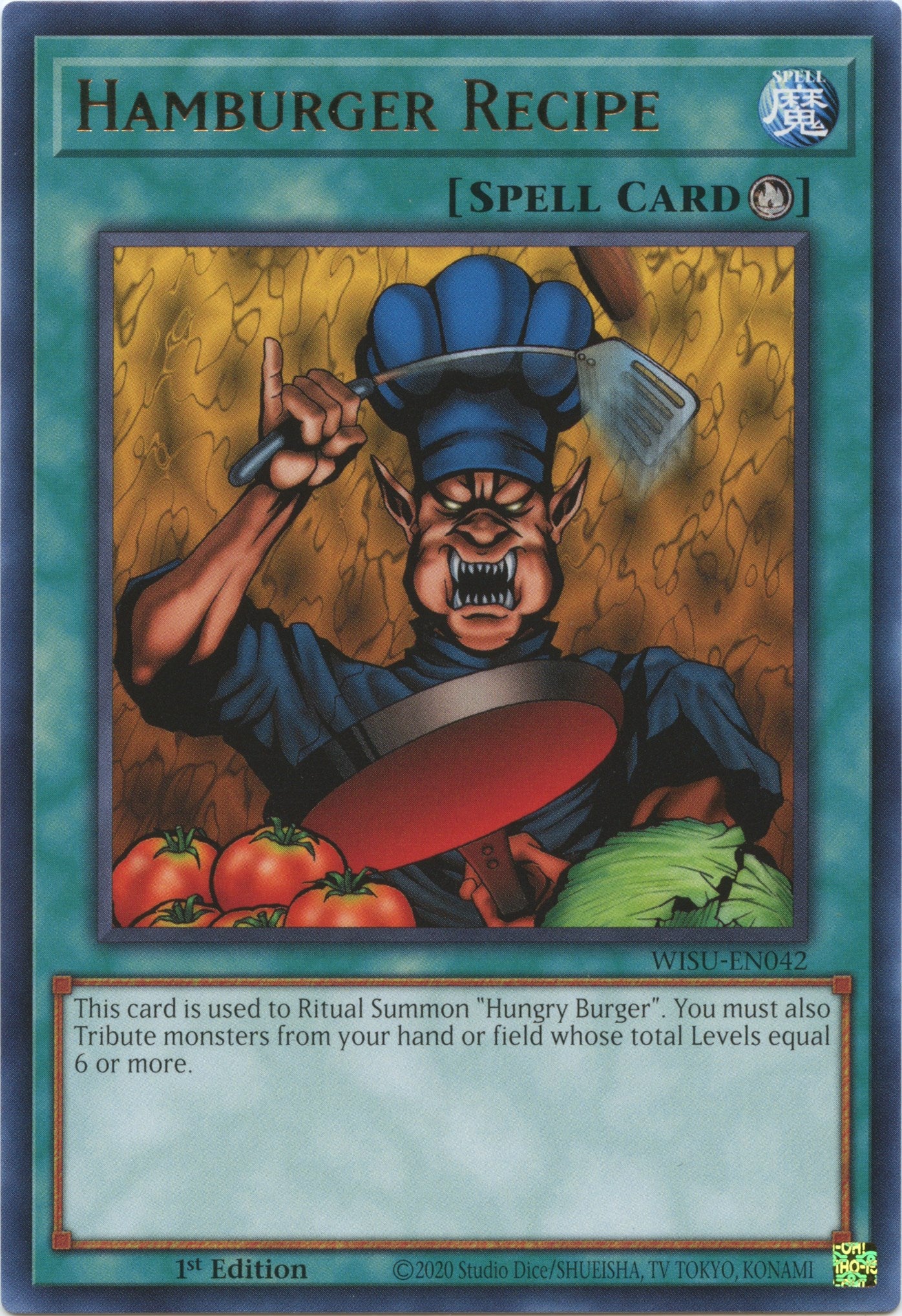 Hamburger Recipe [WISU-EN042] Rare | Good Games Adelaide SA