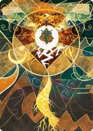 Lightning Bolt Art Card 76 (Art Series: Strixhaven)  | Good Games Adelaide SA