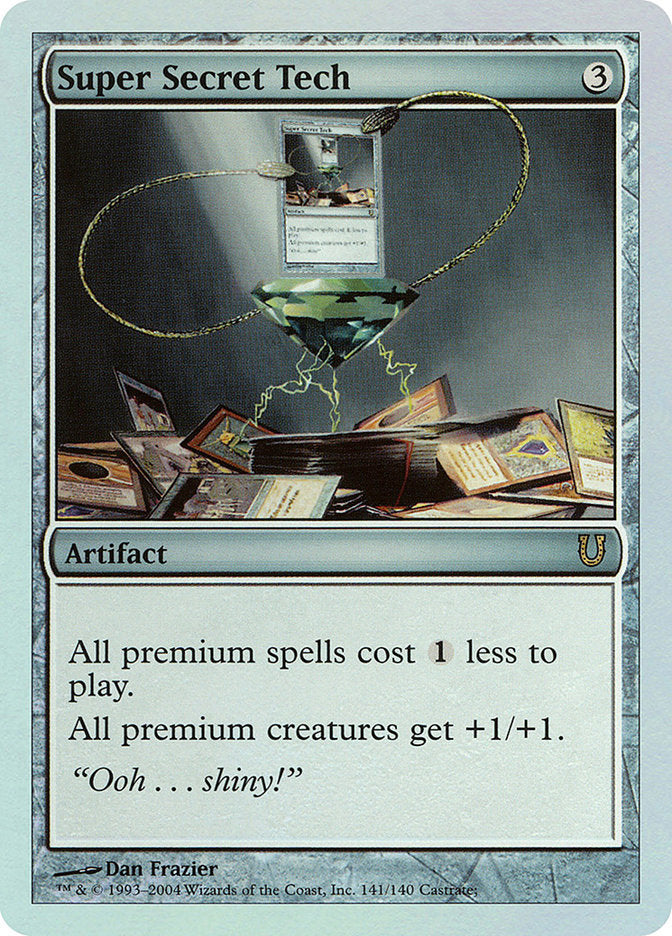Super Secret Tech 141 (Unhinged)  - Foil | Good Games Adelaide SA
