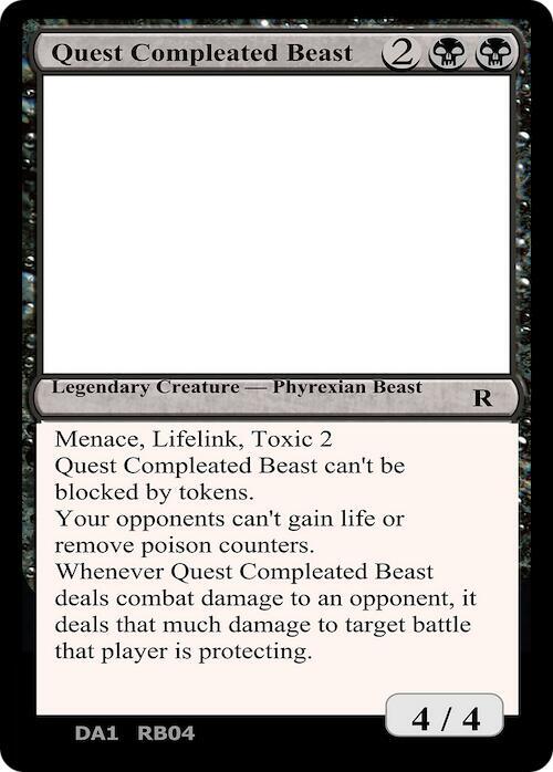 Quest Compleated Beast  (Un-Known Event Playtest Cards)  | Good Games Adelaide SA