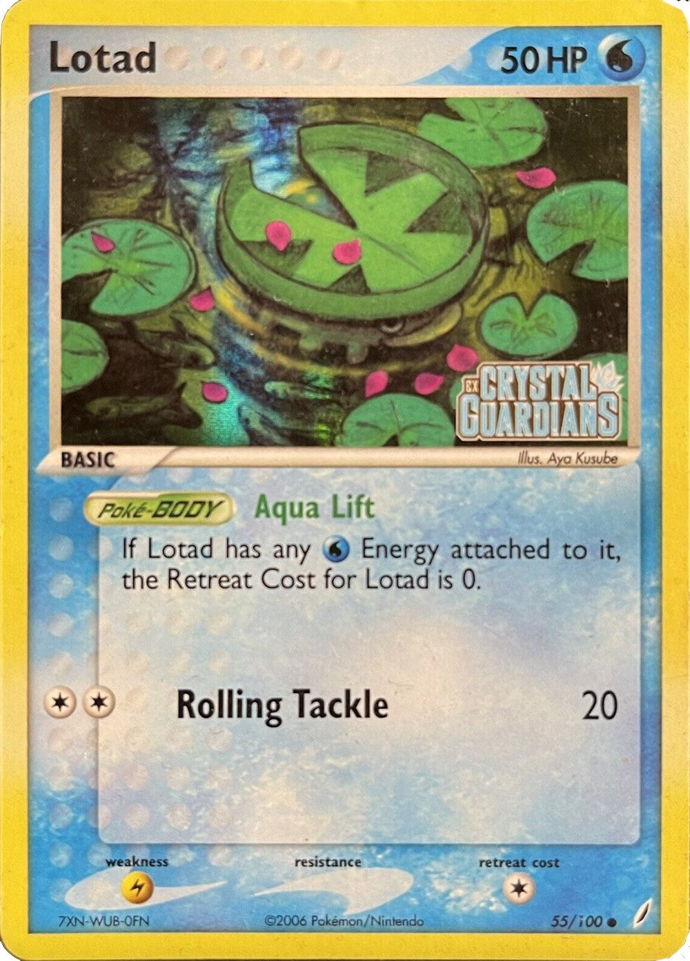 Lotad (055/100) (Theme Deck Exclusive) [EX: Crystal Guardians] | Good Games Adelaide SA