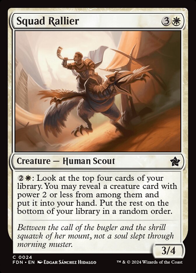 Squad Rallier 24 (Foundations)  - Foil | Good Games Adelaide SA