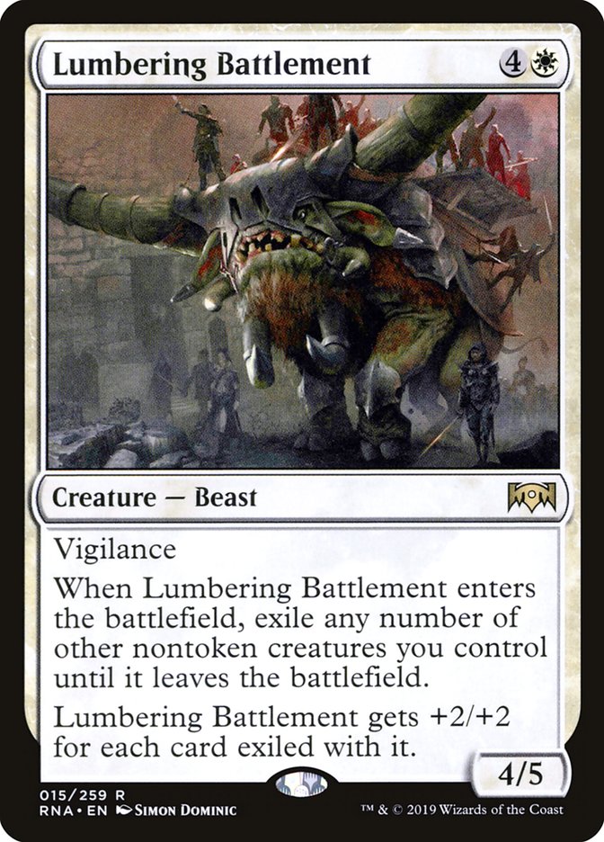 Lumbering Battlement [Ravnica Allegiance] | Good Games Adelaide SA