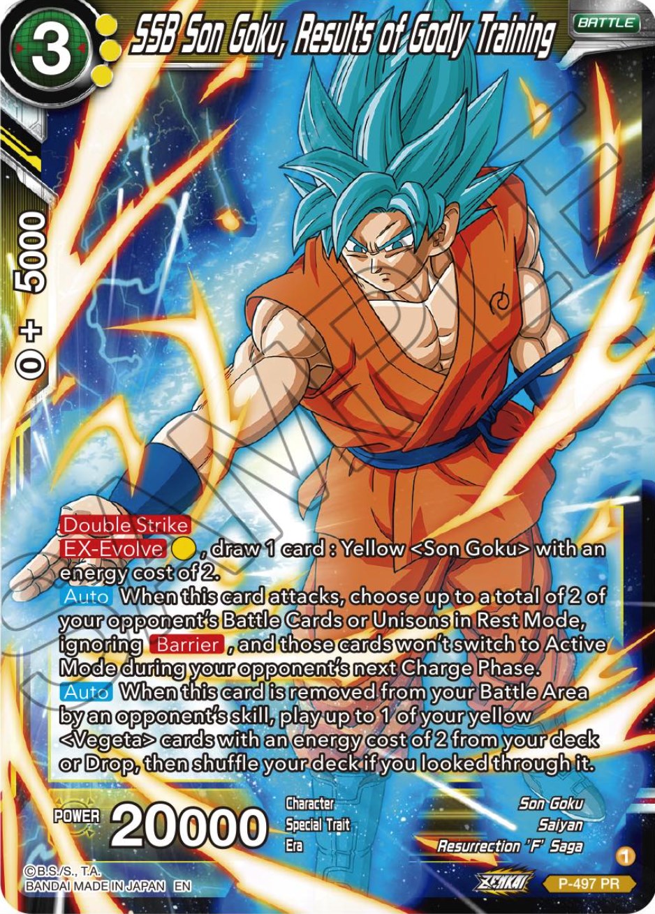 SSB Son Goku, Results of Godly Training (P-497) [Promotion Cards] | Good Games Adelaide SA