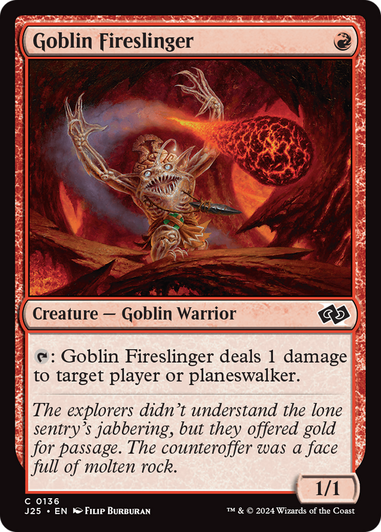 Goblin Fireslinger [Foundations Jumpstart] | Good Games Adelaide SA