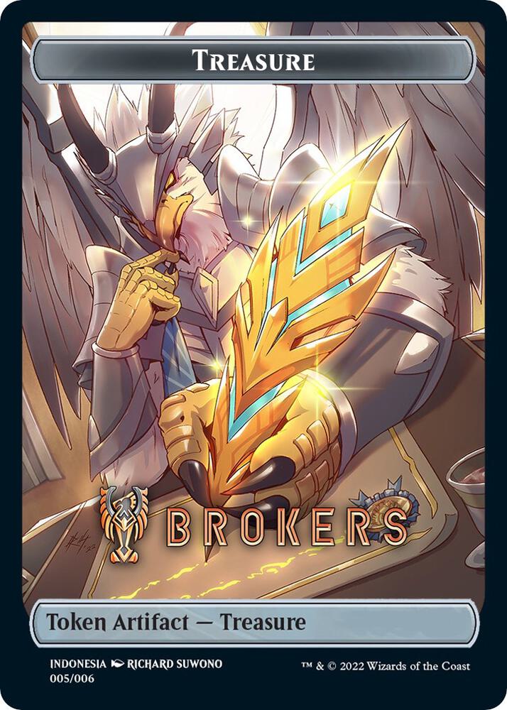 Treasure Token Brokers SEA Exclusive 005/006 (Streets of New Capenna)  | Good Games Adelaide SA