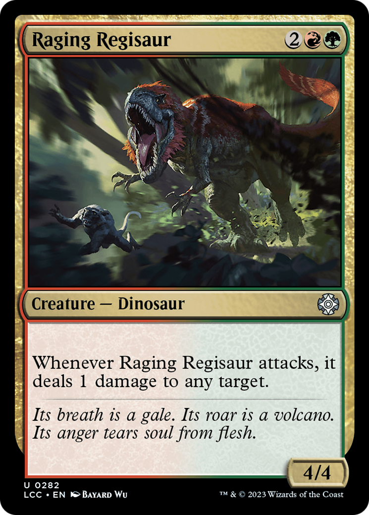 Raging Regisaur [The Lost Caverns of Ixalan Commander] | Good Games Adelaide SA