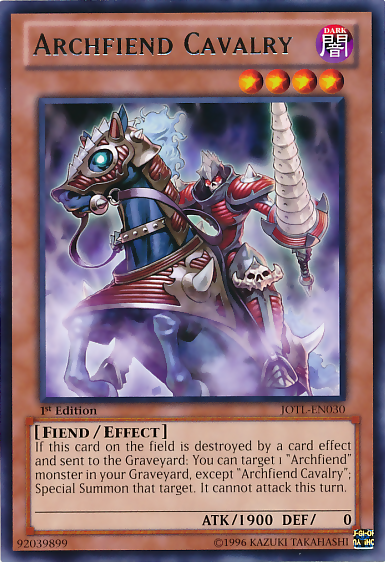 Archfiend Cavalry [JOTL-EN030] Rare | Good Games Adelaide SA