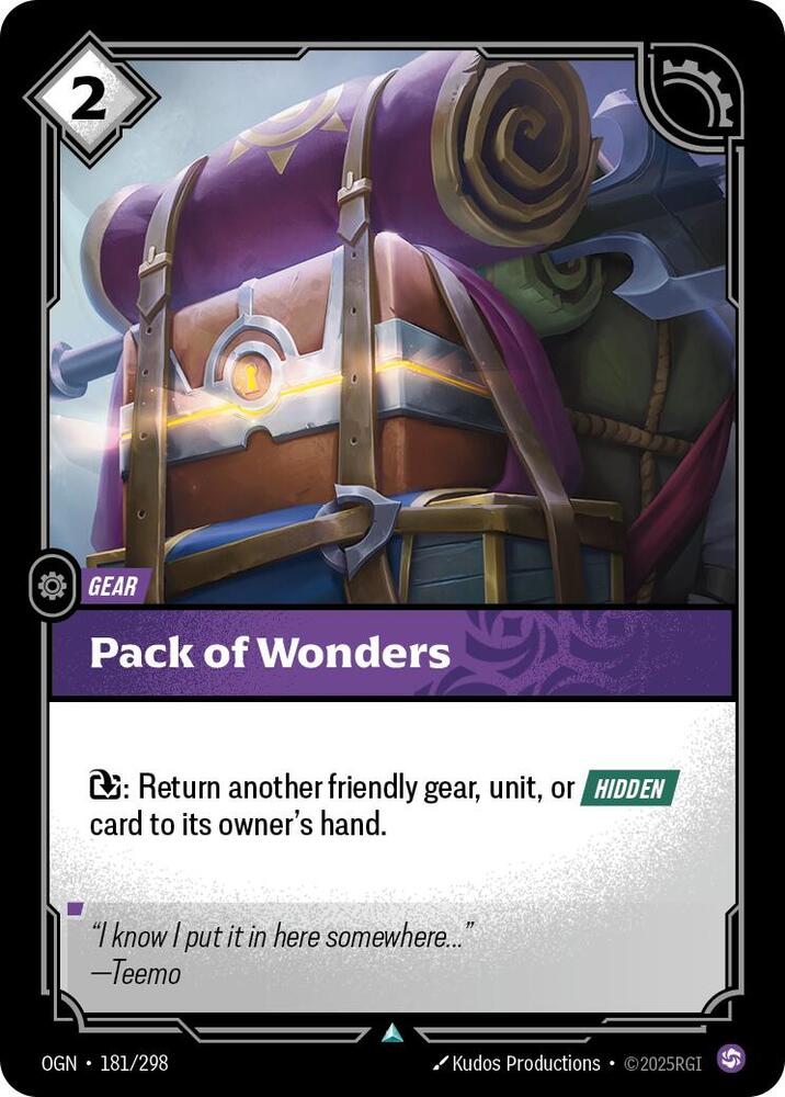 Pack of Wonders 181/298 (Origins)  | Good Games Adelaide SA