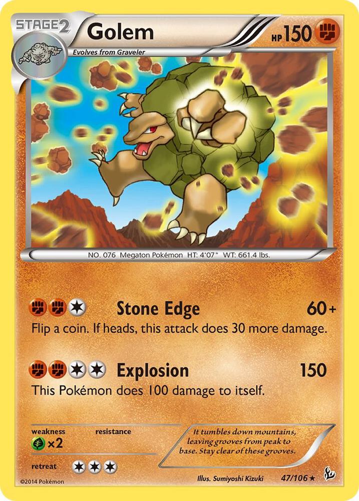 Golem 47/106 (XY - Flashfire)  | Good Games Adelaide SA