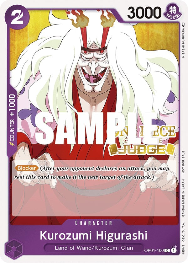 Kurozumi Higurashi (Judge) [One Piece Promotion Cards] | Good Games Adelaide SA