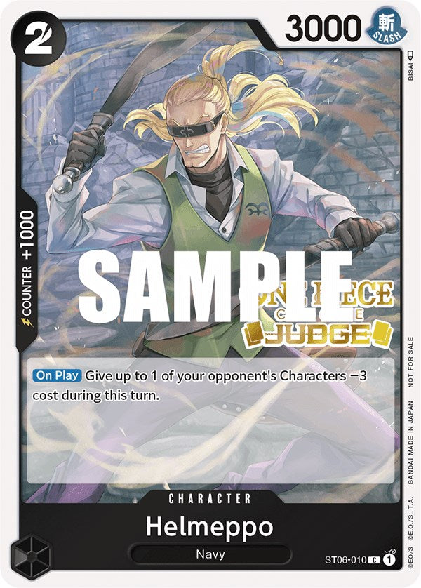 Helmeppo (Judge) [One Piece Promotion Cards] | Good Games Adelaide SA