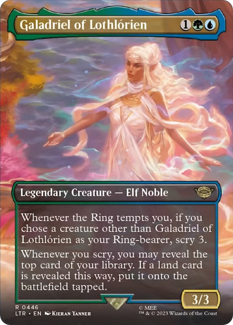 Galadriel of Lothlorien (Borderless Alternate Art) [The Lord of the Rings: Tales of Middle-Earth] | Good Games Adelaide SA
