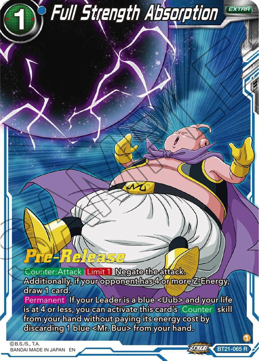 Full Strength Absorption (BT21-065) [Wild Resurgence Pre-Release Cards] | Good Games Adelaide SA