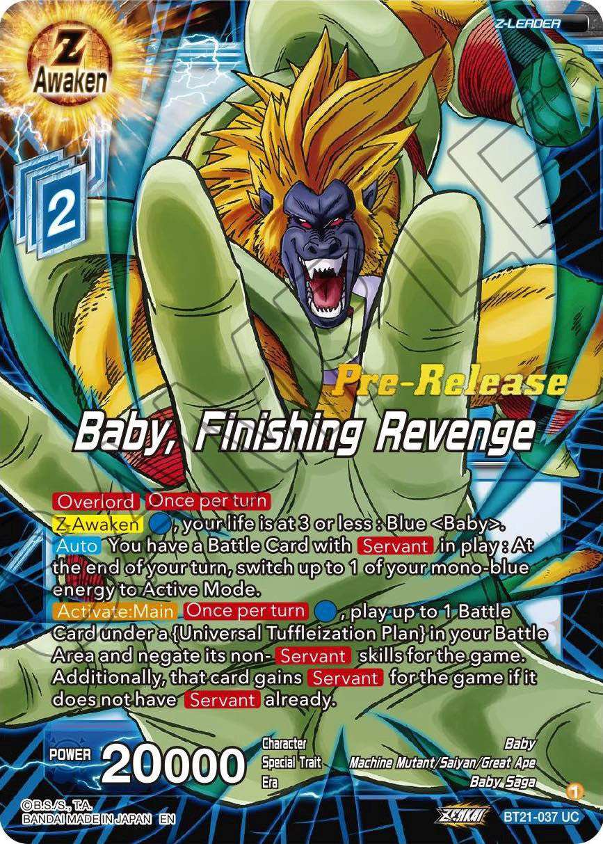 Baby, Finishing Revenge (BT21-037) [Wild Resurgence Pre-Release Cards] | Good Games Adelaide SA