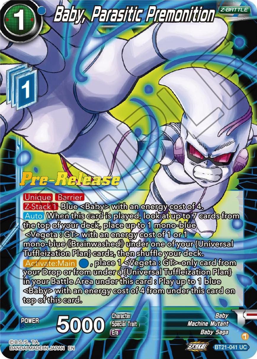 Baby, Parasitic Premonition (BT21-041) [Wild Resurgence Pre-Release Cards] | Good Games Adelaide SA