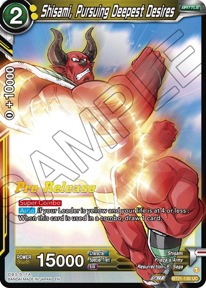 Shisami, Pursuing Deepest Desires (BT21-130) [Wild Resurgence Pre-Release Cards] | Good Games Adelaide SA