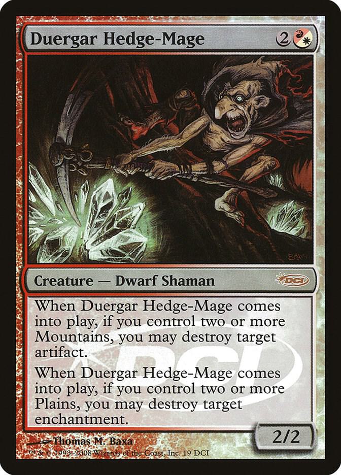 Duergar Hedge Mage 19 (WPN & Gateway Promos)  - Foil | Good Games Adelaide SA