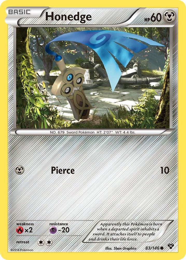 Honedge 83/146 (XY Base Set)  | Good Games Adelaide SA