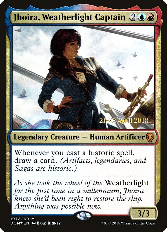 Jhoira, Weatherlight Captain [Dominaria Promos] | Good Games Adelaide SA