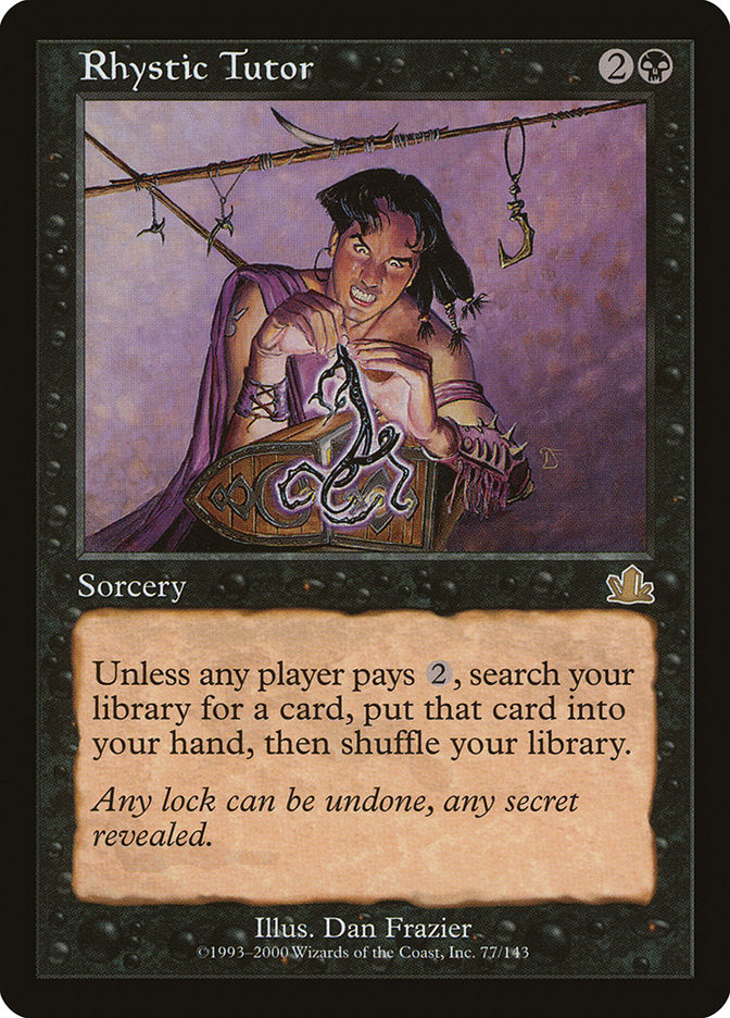 Rhystic Tutor 77 (Prophecy)  - Foil | Good Games Adelaide SA