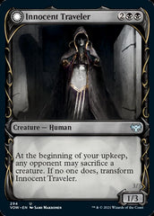 Innocent Traveler // Malicious Invader (Showcase Fang Frame) [Innistrad: Crimson Vow] | Good Games Adelaide SA