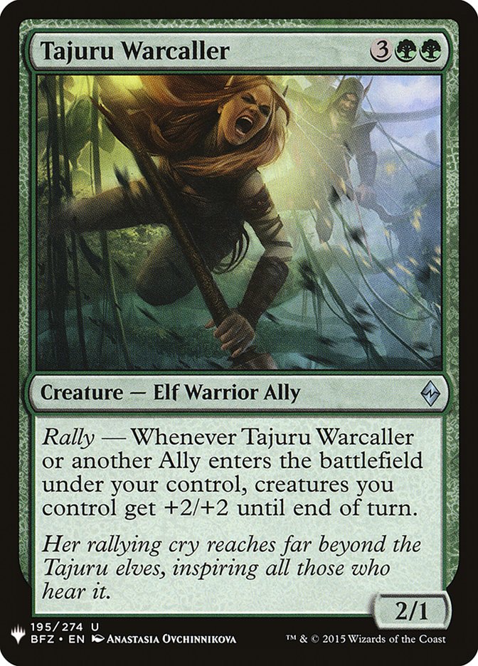 Tajuru Warcaller [Mystery Booster] | Good Games Adelaide SA