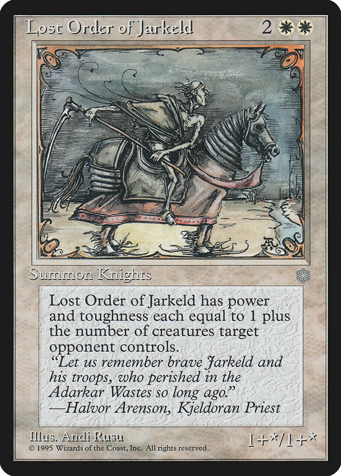 Lost Order of Jarkeld [Ice Age] | Good Games Adelaide SA