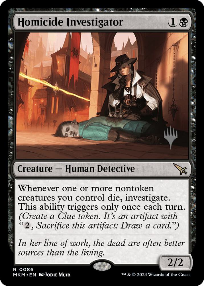 Homicide Investigator 86 (Promo Pack: Murders at Karlov Manor)  - Foil | Good Games Adelaide SA
