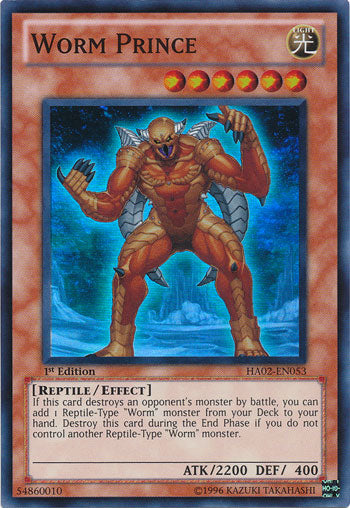 Worm Prince [HA02-EN053] Super Rare | Good Games Adelaide SA