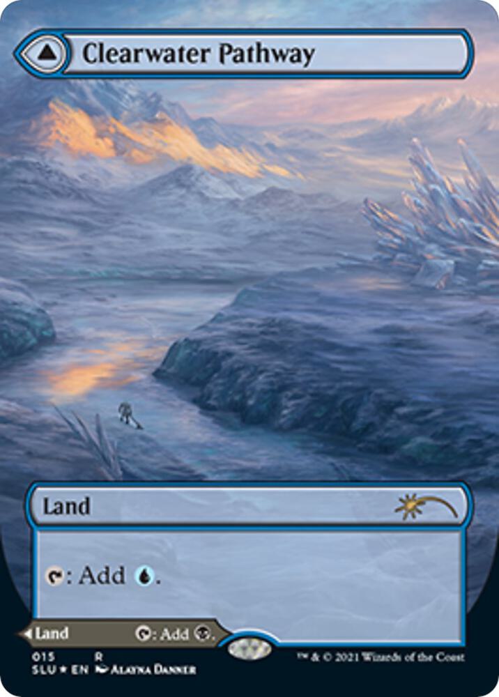 Clearwater Pathway Borderless 15 (Secret Lair Series)  - Foil | Good Games Adelaide SA