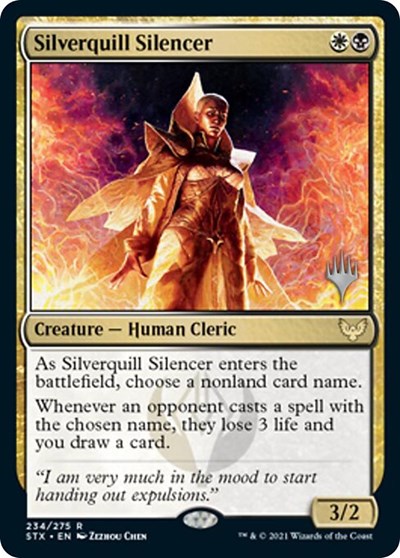Silverquill Silencer (Promo Pack) [Strixhaven: School of Mages Promos] | Good Games Adelaide SA