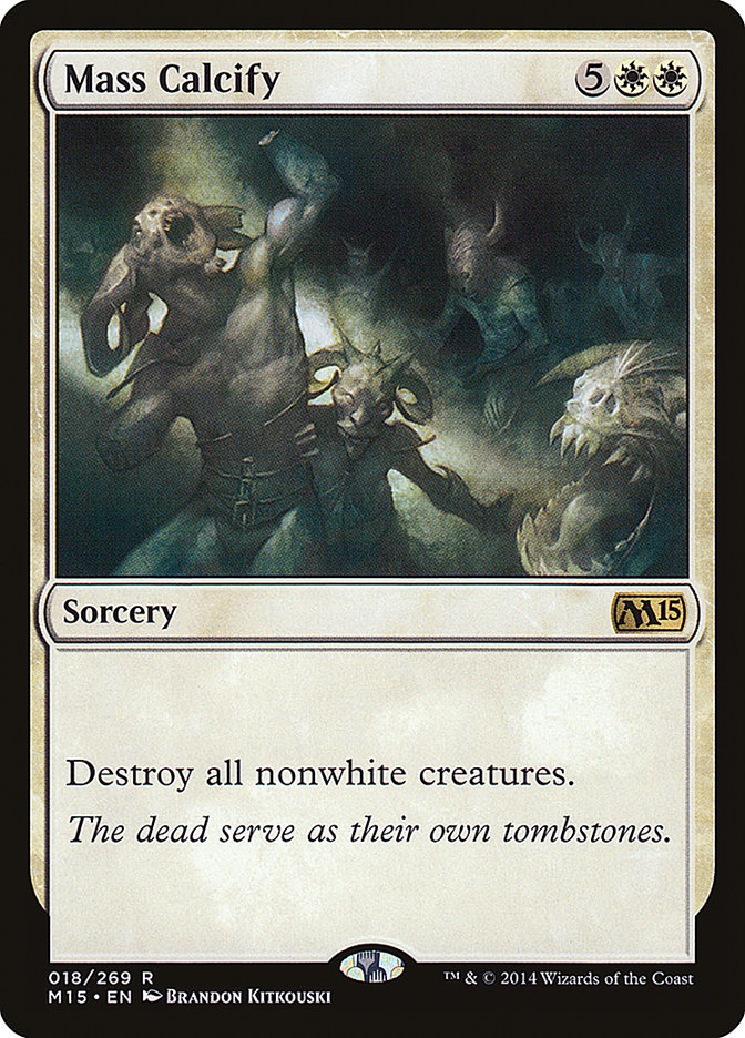Mass Calcify 18 (Magic 2015 (M15))  - Foil | Good Games Adelaide SA
