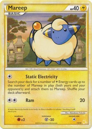 Mareep (13/30) [HeartGold & SoulSilver: Trainer Kit - Raichu] | Good Games Adelaide SA