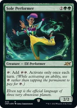 Sole Performer Galaxy Foil 440 (Unfinity)  - Foil | Good Games Adelaide SA