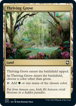 Thriving Grove 268 (Commander: Adventures in the Forgotten Realms)  | Good Games Adelaide SA