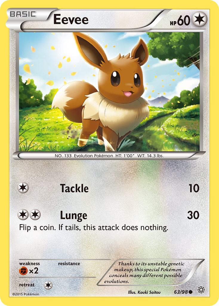 Eevee (63/98) [XY: Ancient Origins] | Good Games Adelaide SA