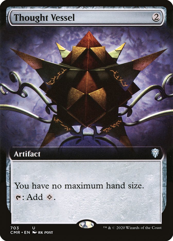 Thought Vessel (Extended Art) [Commander Legends] | Good Games Adelaide SA
