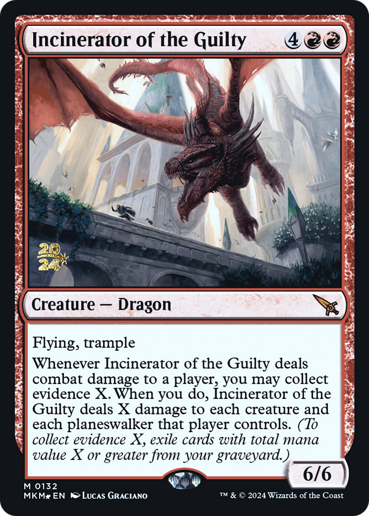 Incinerator of the Guilty [Murders at Karlov Manor Prerelease Promos] | Good Games Adelaide SA