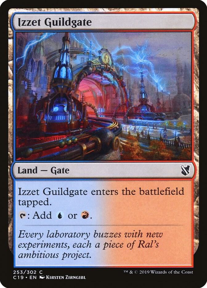 Izzet Guildgate 253 (Commander 2019)  | Good Games Adelaide SA