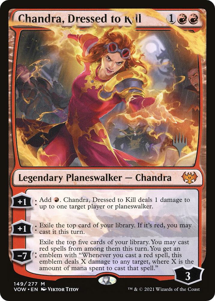 Chandra Dressed to Kill 149 (Promo Pack: Dominaria United)  | Good Games Adelaide SA