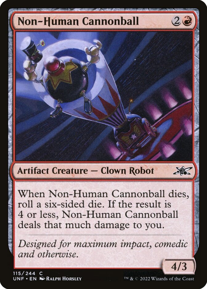 Non-Human Cannonball 115 (Unfinity)  | Good Games Adelaide SA