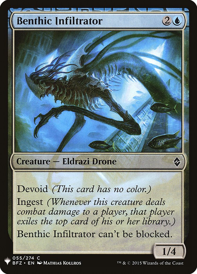 Benthic Infiltrator [Mystery Booster] | Good Games Adelaide SA