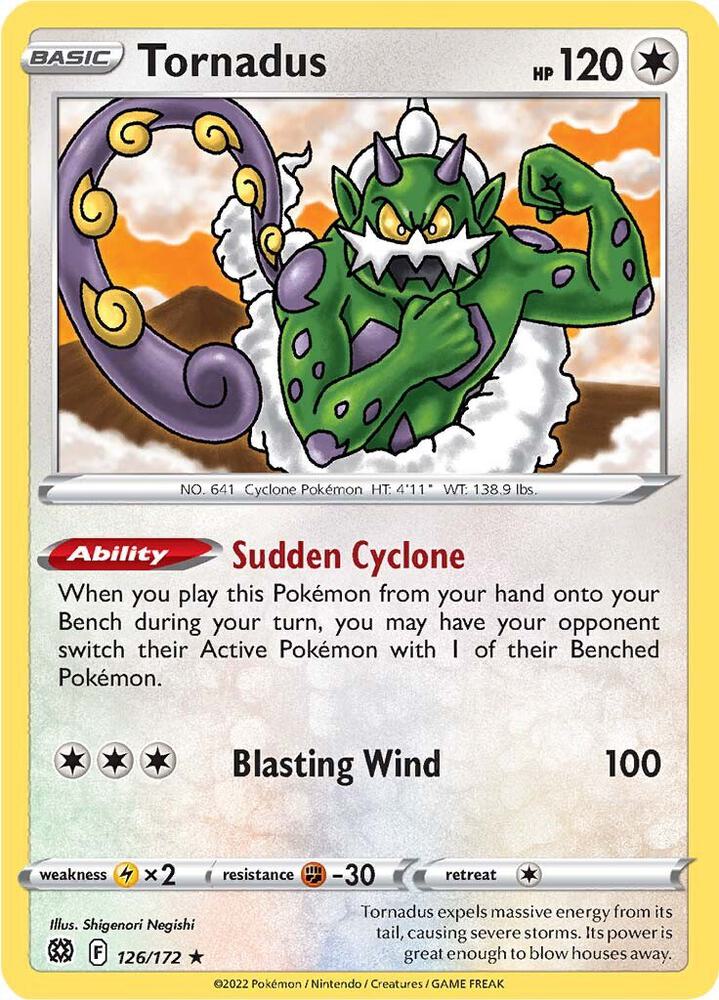 Tornadus 126/172 (SWSH09: Brilliant Stars)  | Good Games Adelaide SA