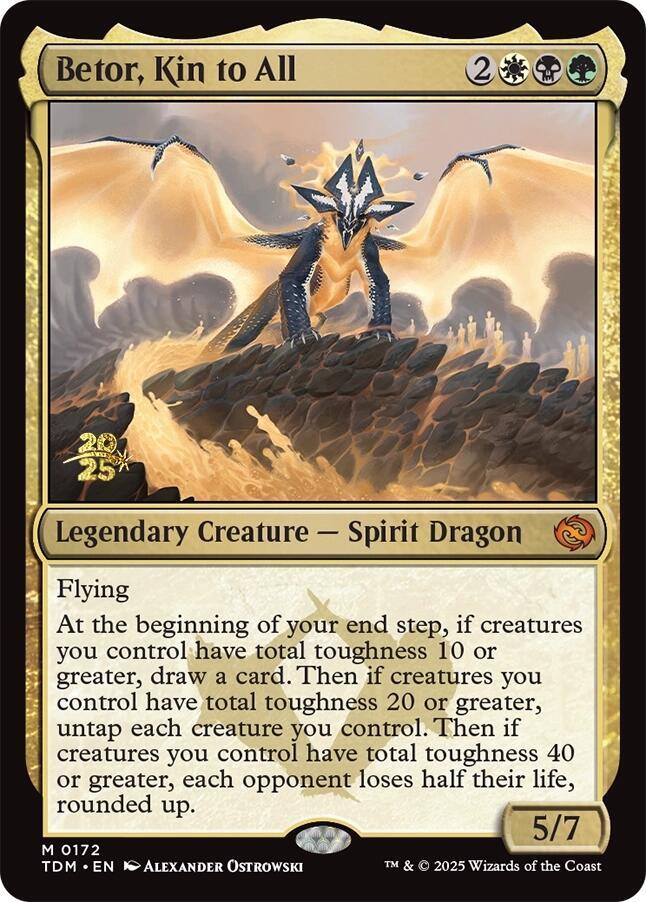 Betor Kin to All 172 (Prerelease Cards)  - Foil | Good Games Adelaide SA