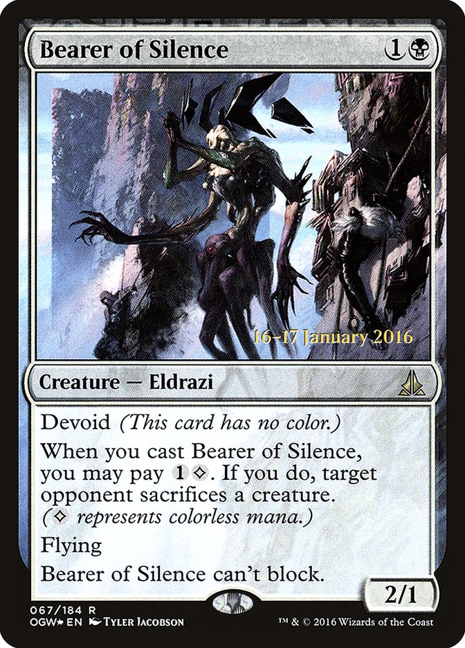 Bearer of Silence [Oath of the Gatewatch Promos] | Good Games Adelaide SA